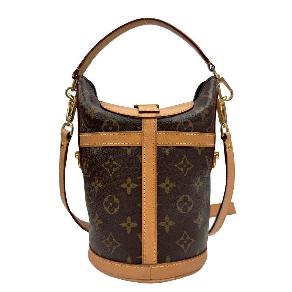 LOUIS VUITTON Duffle Bag Monogram Brown Shoulder Handbag